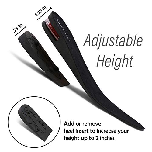 Burlingham's Height Increase Insole, Shoe Lifts For Men And Women (2 Inch) Elevated, Cushioned Heel Inserts And Arch Support Insoles | Lifted, Supportive Comfort And Breathable #TOP6