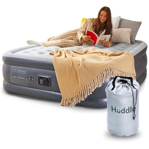 Huddle® Lite Inflatable Air Bed with Pump Cover