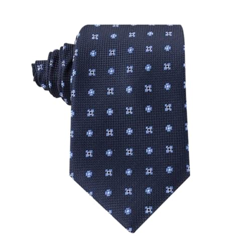 Corbata de Hombre Negra con Diseño Floral