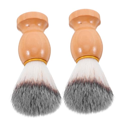 FOMIYES Men's Grooming Set Pcs Soft Bristle Beard Brush Shaving Brush Ergonomic Handle for Gentle Wet Shaving