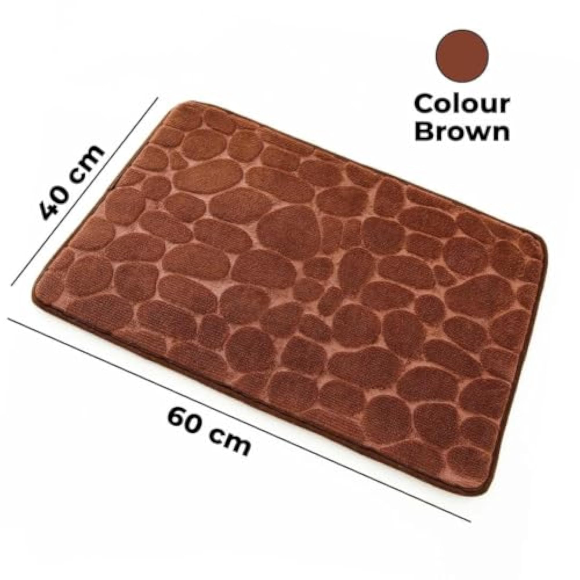 Luxury Memory Foam Bath Mat, Water Absorbent
