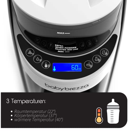 Miniatura 3 de Baby Brezza - Formula Pro Advanced Preparador De Biberones Y Dispensador De Fórmula - Automático - Dosifica Y Mezcla Agua Caliente Y Leche En Polvo Con Sólo Pulsar Un Botón Blanco