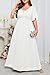 Talisea Plus Size Wedding Dress for Bride Simple White Bridal Shower Engagement Elegant Formal Chiffon Long Maxi Dress 2025
