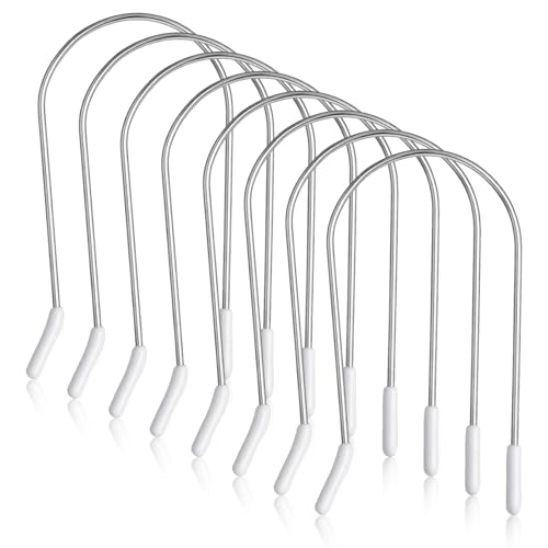 8Pcs Hot Roller Pins, Silver Hot Roller Clips Hots Curler Clips Replacement Kit Styling Tools and Appliances for Electric Rollers Securing Pins Curl Clip for 1 1/2\" Hots Hair