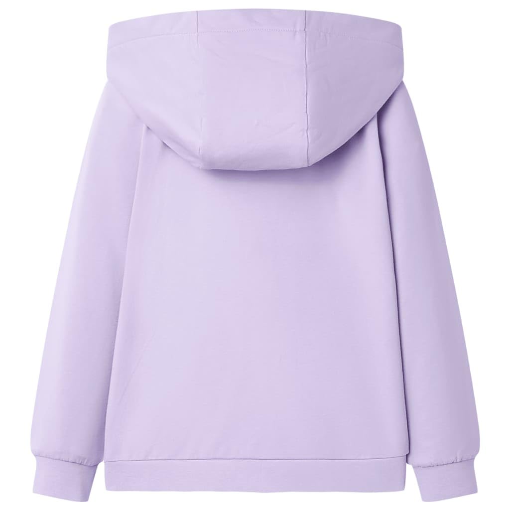 Dziecięca bluza z kapturem dla dziewczynek, jasnoróżowa, rozmiar z nadrukiem motyla, zamek błyskawiczny, dla dzieci, miękka i oddychająca