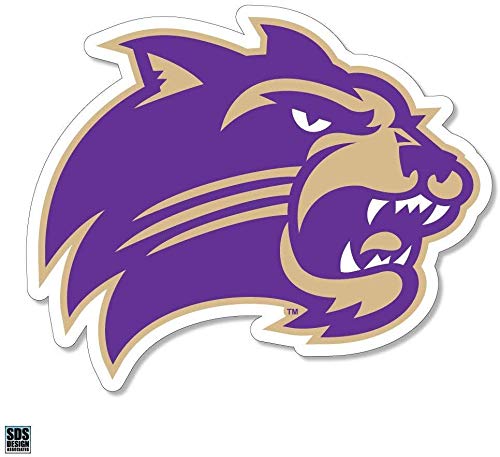 SDS Western Carolina Catamounts Mascot Head Vinyl Decal (3")