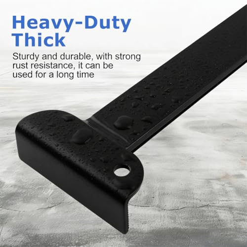17" Heavy Duty Pull and Pry Bar with Tapping Block, Professional Pull Bar Flooring Tool for Wood Floor, Vinyl Plank, LVP, LVT and Floating Floor Installation(Black) by LORGVEXN - Used condition - Image 7