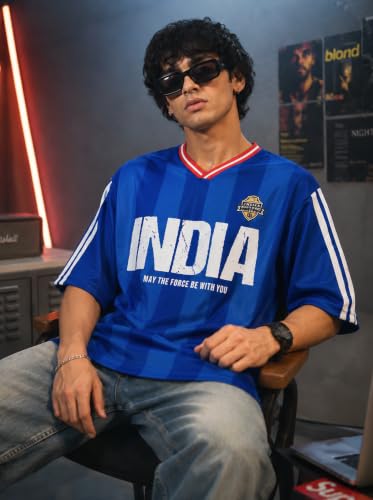Image of Pump'd Cricket Jersey for Men - Unisex Oversized Round Neck Jersey Tshirt | Graphic Tees | Supreme Comfort | Effortless Style Oversized T Shirt for Men & Women | Addition | 2026