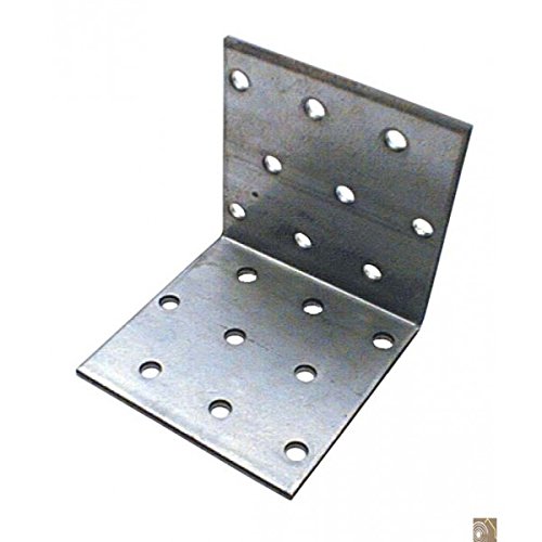 Equerre de fixation perforée galvanisée 40x40x40mm Ep. 2 mm Cover