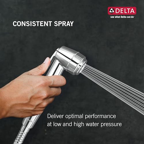 Image of Delta Faucet Premium Hygiene Jet Sprayhead for Toilet| 3 Years Warranty | Health Faucet Sprayhead only | Ideal Toilet Jet Spray for Bathroom in Low and High Water Pressure| Faucet Gun Only | RP75828