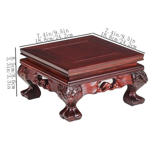 Support intérieur grand modèle en bois sculpté pour décoration