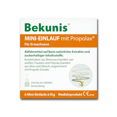 Bekunis Mini-Einlauf mit Propolax - Das natürliche Klistier | 6 Stück