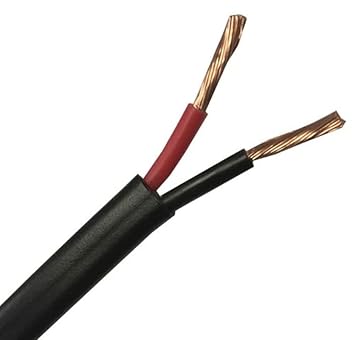 Cospex 2 Core round copper wires and cables 1.5mm for domestic and industrial electric connections (Assorted Color) 1 Meter