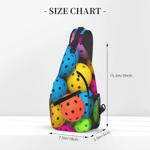 Bolso Cruzado Pickleball de Hombre y Mujer Bolsa Mochila Casual miniatura 3