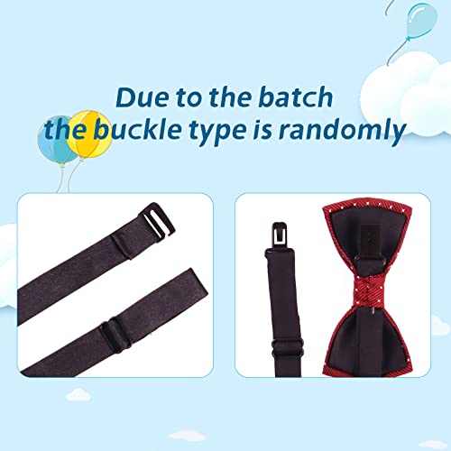 weVSwe Boy's Bow Ties Adjustable Pre Tied Bowtie for Wedding Party 10 x 5 CM3