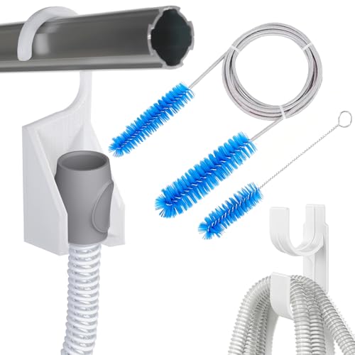 Image of Cpap Tube Cleaning Suit, with Cpap Hose Hook & Mask Hook & Hose Brush - Fits for Standard15-22mm Diameter Tubing