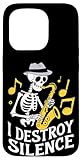 Photo Gallery custodia per iphone 15 pro i destroy silence saxophone skeleton sax funny saxophonist Photo Gallery custodia per iphone 15 pro i destroy silence saxophone skeleton sax funny saxophonist
