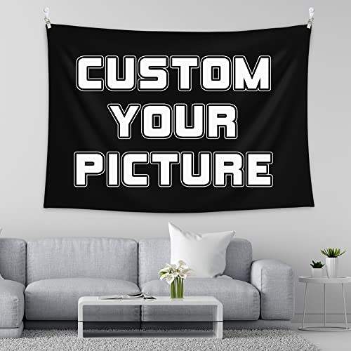 BLINGPAINTING Custom Tapestry: Upload Images, Create Your Own Personalized Backdrop for Living Room, Bedroom, Dorm or Home Decor (30