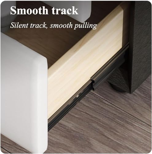 Table de chevet étroite en bois massif premium avec finition polyuréthane - 4