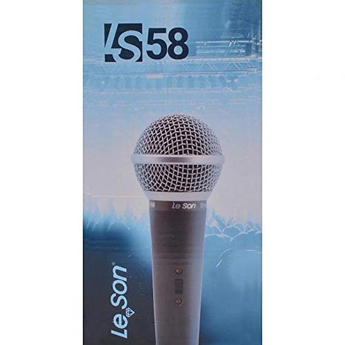 Microfone De Mão Dinâmico Ls58 Champanhe Leson, Leson, Ls58,