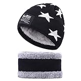 ❤Polyvalent:Portez un chapeau et une écharpe pour permettre à votre enfant de protéger sa tête, son nez, son cou et ses oreilles pendant l'hiver froid, super coupe-vent et assurer la chaleur.