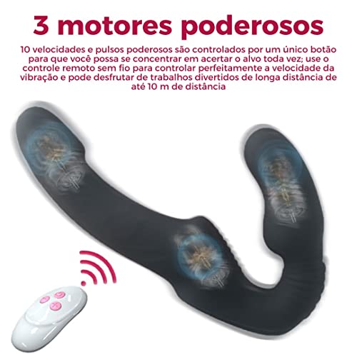Vibradores 10 Velocidades Motor Duplo Feminino Vibratório Ponto G Brinquedos Sexuais Massageador Eró