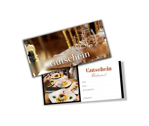 itenga Geschenkgutschein zum Selbst-Ausfüllen – 21 x 9,8 cm – hochwertiger Karton – persönliche Geschenkidee für viele Anlässe (Motiv Restaurant) itenga Geschenkgutschein zum Selbst-Ausfüllen – 21 x 9,8 cm – hochwertiger Karton – persönliche Geschenkidee für viele Anlässe (Motiv Restaurant)
