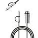 Produktbild Anker PowerDrive 2 24W Auto Ladegerät, Kfz Ladegerät mit Power IQ für iPhone X, iPhone 8 / 8 plus / 7 / 6s / SE, iPad Air / mini, Samsung Galaxy / Note, LG HTC usw.[mit 90cm iPhone Ladekabel]
