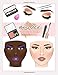 Makeup Artist Face Charts: Blank Practice Workbook for Student, Amateur & Professional Makeup Artist