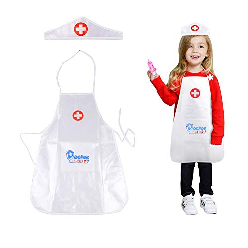 Owlhouse Kids Pretend Play Toy Playsets, Children Doctor's Kit Dentist Medical Equipment, Dress Up Nurse Uniforms Boys Girls for Kids Doctor Cosplay Costumes