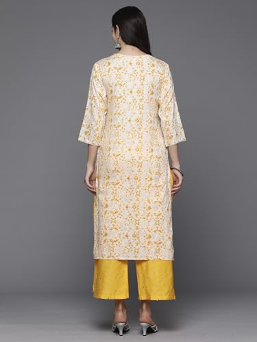 Image of INDO ERA Women's Viscose Rayon Straight Fit Straight Kurta