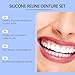 Silicone Reline Denture Set, Upper and Lower Dentures with Gutta-Percha, Complete Teeth Veneer Kit