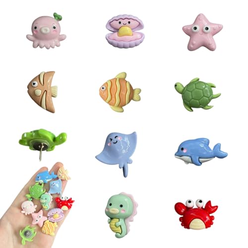 Chinchetas de dibujos animados de madera suave para carteleras 2