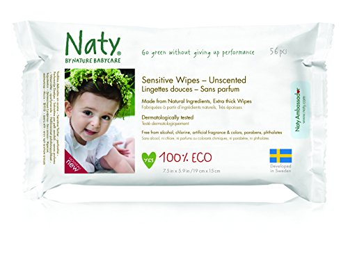 Nature Babycare Fragrance Free Baby Wipes 56 count