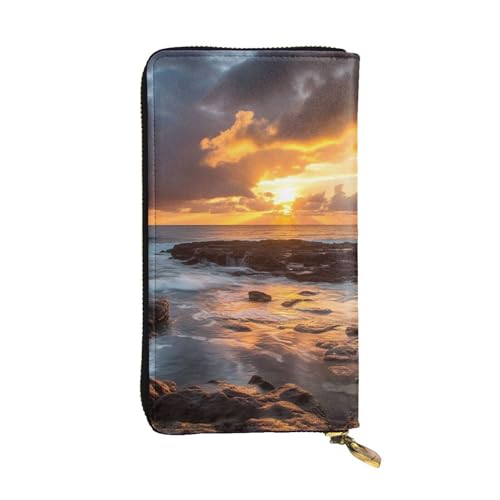 Long sac à main en cuir pour homme et femme idéal pour voyager avec son smartphone