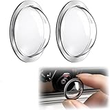 2 Stück Autokamera Regenschutz - Rückfahrkamera Abdeckung Aus Gehärtetem | 9H Härte, Kratzfest, Wasserdicht, Für Frontkamera & Heckkamera, SUV, Pkw, LKW, Anhänger