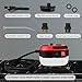 Handheld Steam Cleaner, 2500W Pressurized Steam Cleaner with 3 Brush Heads, Portable Steam Cleaner for Home, Car, Furniture, Kitchen, Bathroom and Wall, Red