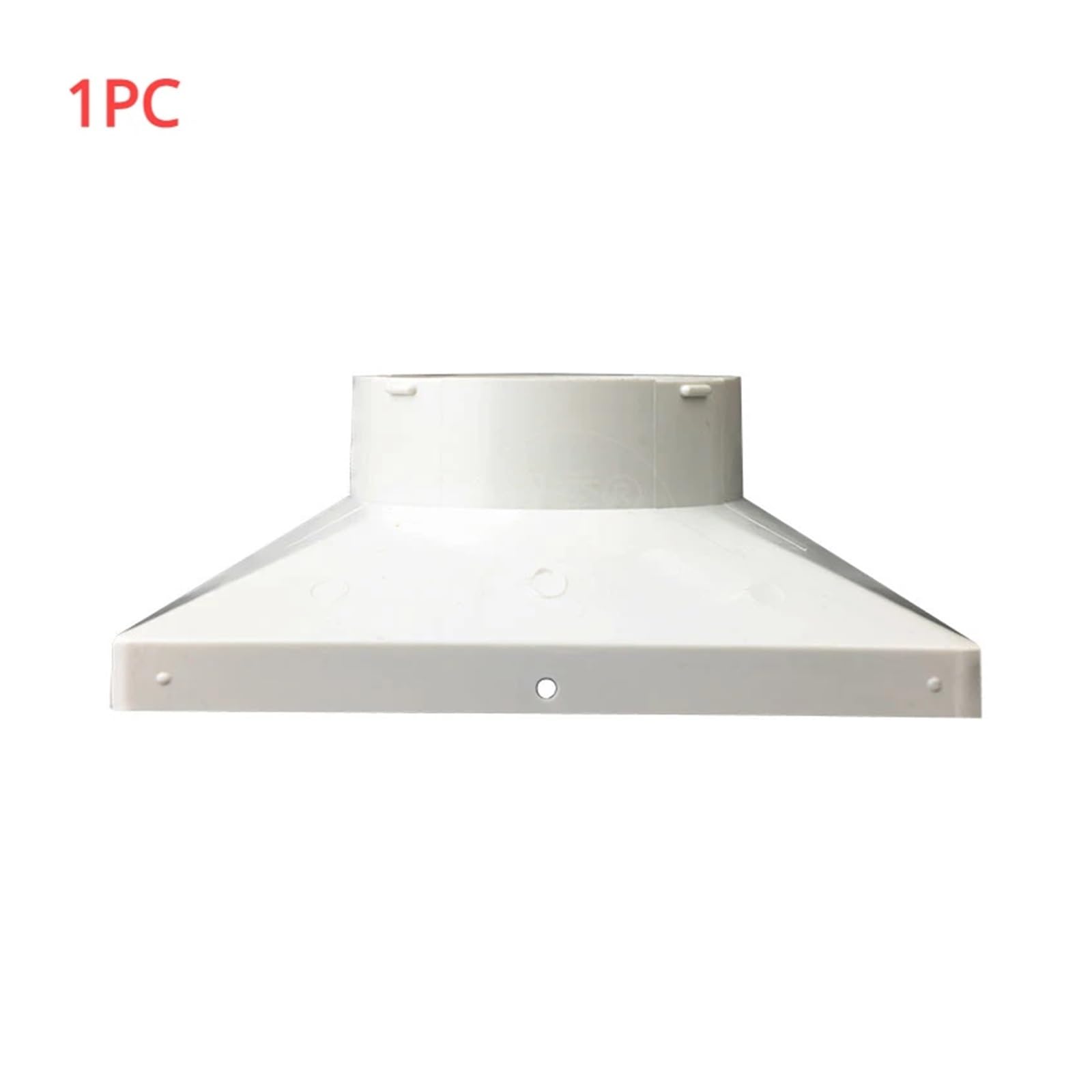 CVBFGH Adaptador de tubo de escape de aire acondicionado Conector de interfaz de plástico Adaptador de conducto de aire cuadrado a redondo for pieza de aire acondicionado(40)