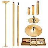 Strip Poles for Home - Removable Stripping Pole 45mm | Heavy Duty Dance Tube with Rotating and Static Modes for Home, Bedroom, Studios