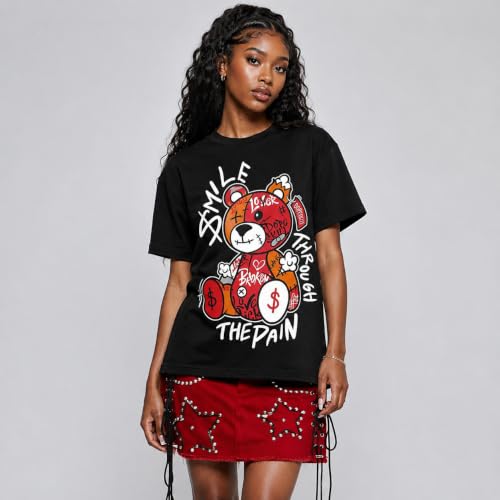 Image of DopeSkill Graphic Tee Streetwear Hip Hop Hypebeast Street Style Unisex T-Shirt Sneaker Colour Matching Shirts Cute Graphic