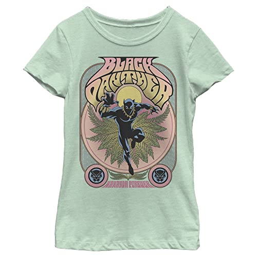 T-shirt Black Panther Marvel fille en tissu doux fini les irritations