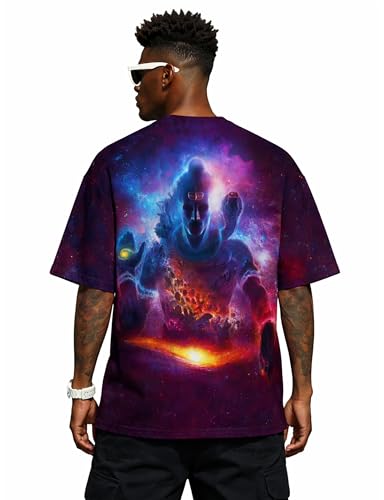 Image of STAND OUT All Over Printed Shiva, Krishna, Hanuman, Kali, Ram and Ravana, Ramayan, Bagavath Githa, Buddha Religious, Spiritual, Hindu Gods T-Shirts