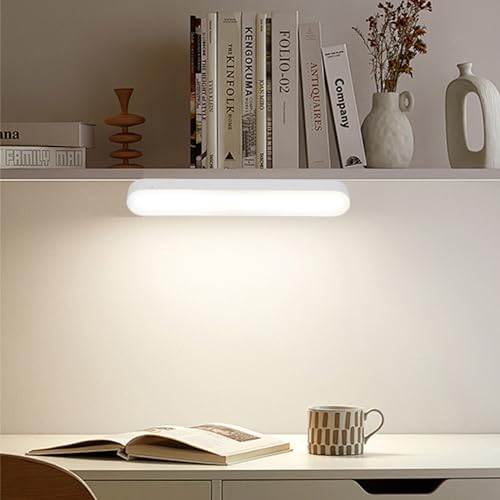 Image of Desk Lamp,Learning Lamp Bunk Bed Lights, 3 Lighting Modes Rechargeable Adjustable Brightness, 20 Led Wall Mounted Reading Lights for Learning Read, Office Lighting, Home, Outdoors (White)