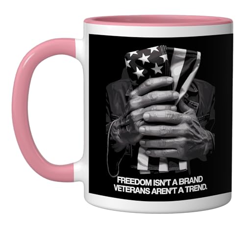 Comparison: What Are The Best Microwave Brands 7 Freedom Isn't a Brand. Veterans Aren't a Trend Ceramic Mug, Pink/White