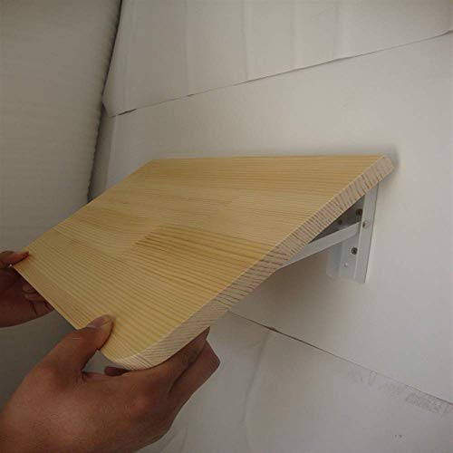 HYRGLIZI Wall-Mounted Table, Drop-Leaf Wall Mounted Floating Table, Space Saving Hanging Trestle Desk for Study, for Kitchen/Office/Laundry Room,40cm20cm