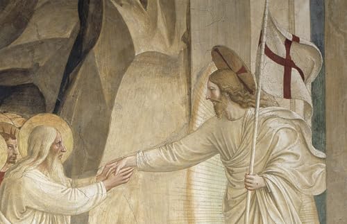 Toile Fra Angelico la descente dans les limbes cadeau idéal amateur art
