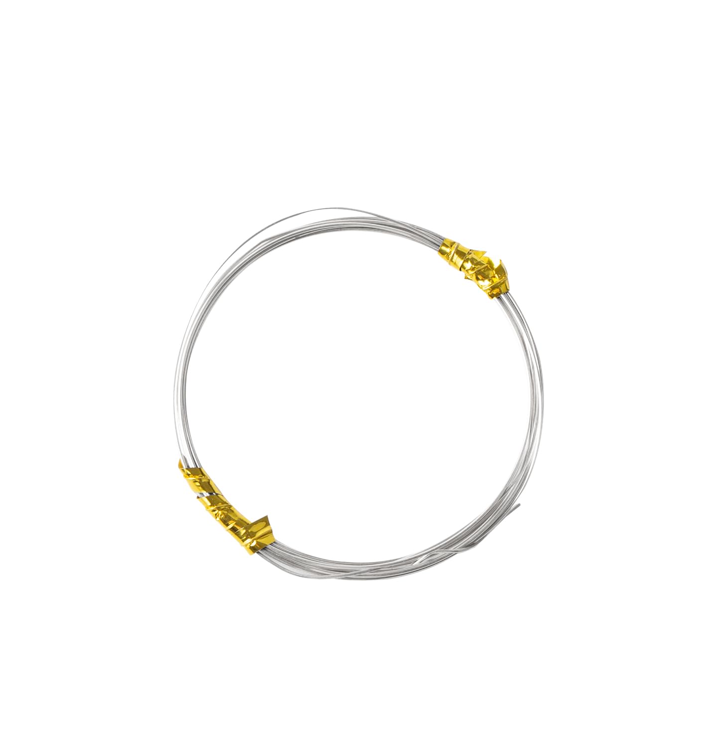 hobbyworker 26 Gauge 925 Sterling Silver Wire 0.4mm Half Soft Hard (Round 5 Feet)