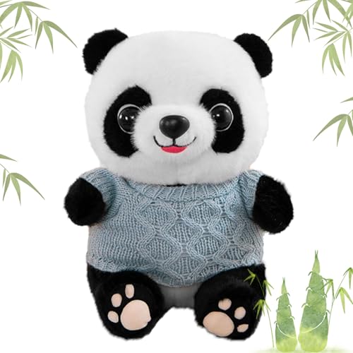 MeYuxg Peluche Panda de Algodón PP Con Suéter Azul, 25 CM, para Niños, Niñas y Adultos - Regalo de Cumpleaños, Navidad y Fiesta MeYuxg Peluche Panda de Algodón PP Con Suéter Azul, 25 CM, para Niños, Niñas y Adultos - Regalo de Cumpleaños, Navidad y Fiesta
