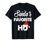 Santa's Favorite Ho Funny Christmas Gift T-Shirt