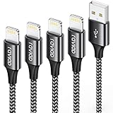 RAVIAD iPhone Ladekabel, Lightning Kabel [4Pack 0.3M+1M+2M+3M] Nylon iPhone Kabel für iPhone 11/11...